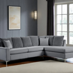 Montana Sectional Available in Black & Gray